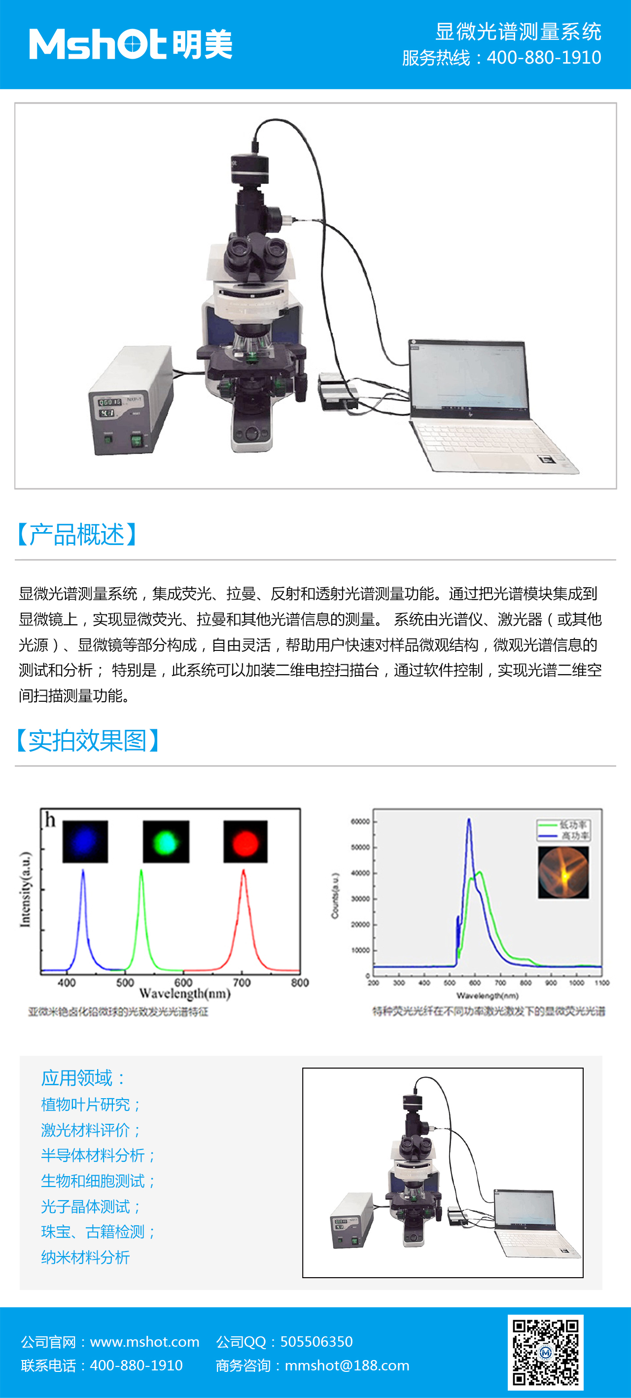 顯微光譜測(cè)量系統(tǒng)